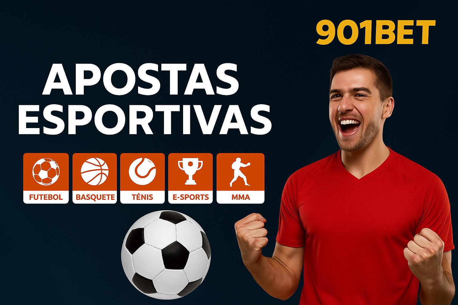 Aposte em apostas esportivas no cassino online 901BET